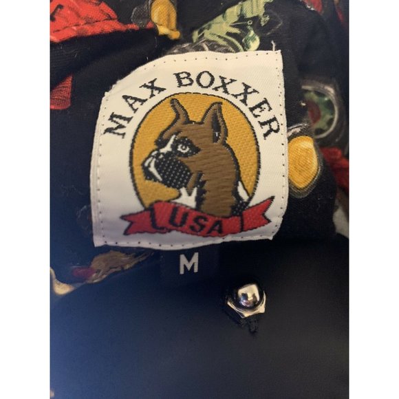 Max Boxxer Button-Front Shirt Short Sleeve Tractors Mens Size Medium - Picture 4 of 4